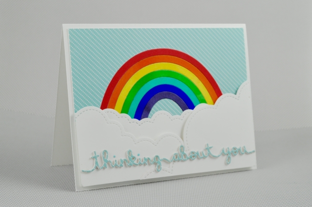 Thinking About You Rainbow Card